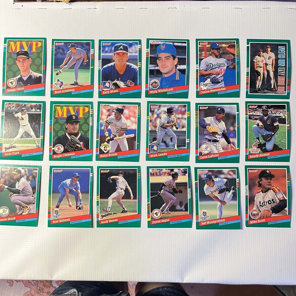 1991 Donruss Baseball Card Collection - Assorted Players